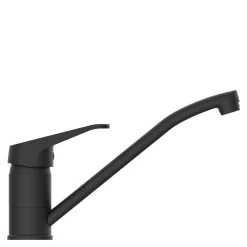 Outlet Schütte Spültisch-Armatur Tassoni, Niederdruck, Farbe: Schwarz matt
