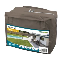 Hot Segel Cannes Qu 4x4m taupe