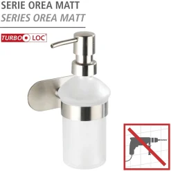 Online Wenko Seifenspender Orea Matt Turbo-LockEdelstahl