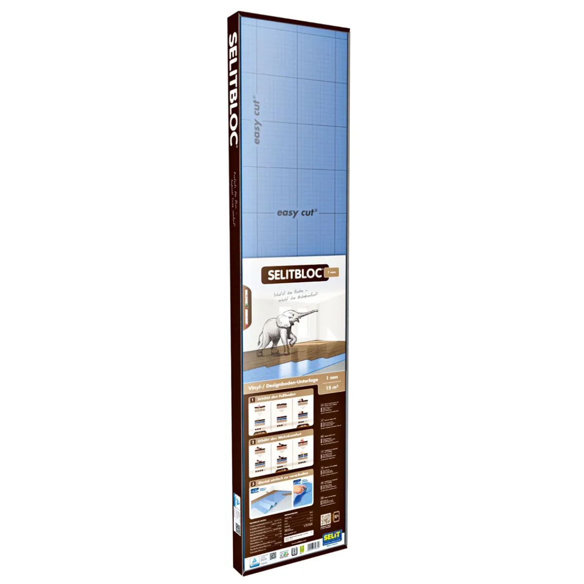 Hot Selit BLOC 1 mm Vinyl- und Designbodenunterlage 15m²