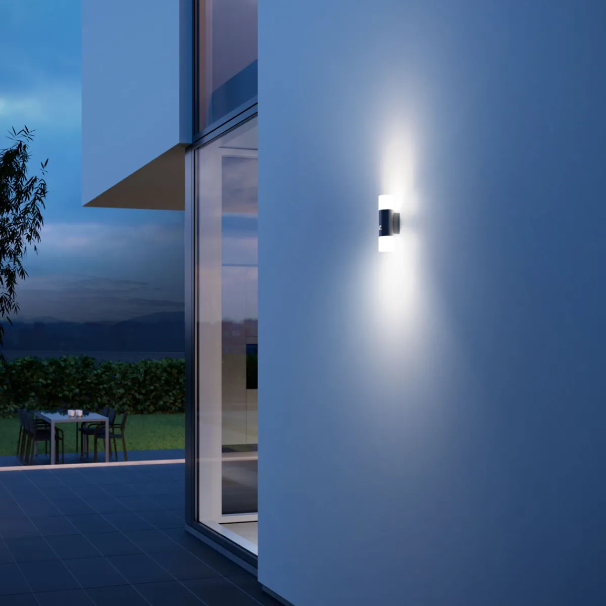 Steinel Sensor-Aussenleuchte L 910 LED Up- & Downlight