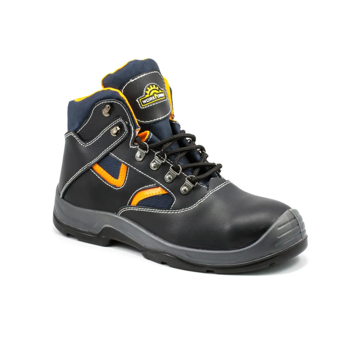 Best Sicherheitsstiefel S3 schwarz-orange Größe