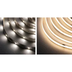 Hot Paulmann SimpLed COB Strip Set 1,5m RGB 12W230/12V DC weiss Metall