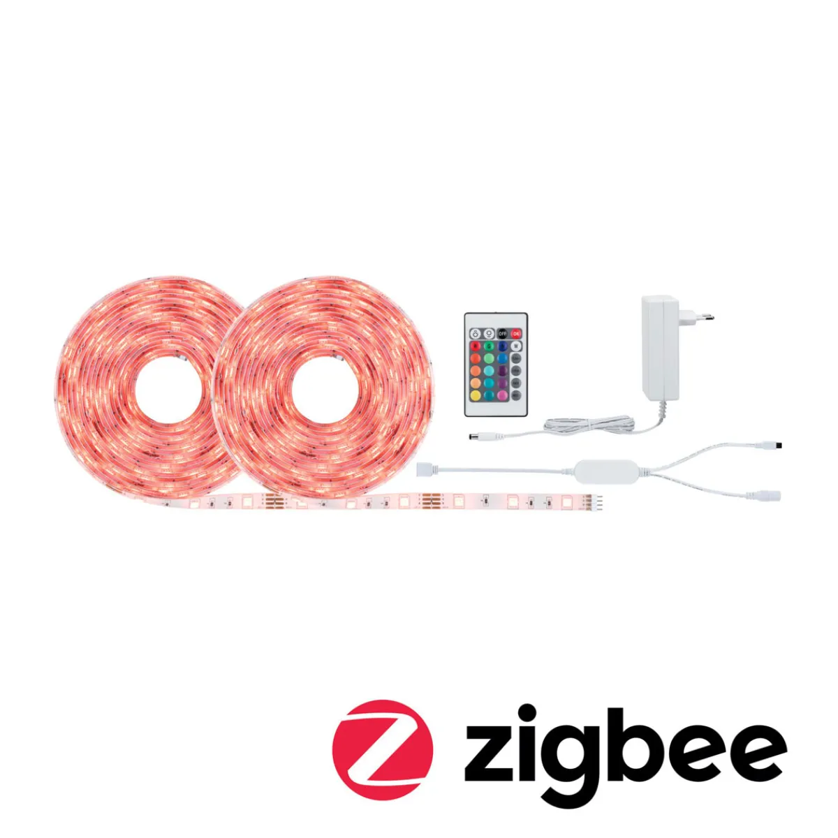 Online Paulmann SimpLED Stripe Set 10m RGB Zigbee230/12V DC Weiss Metall Kst
