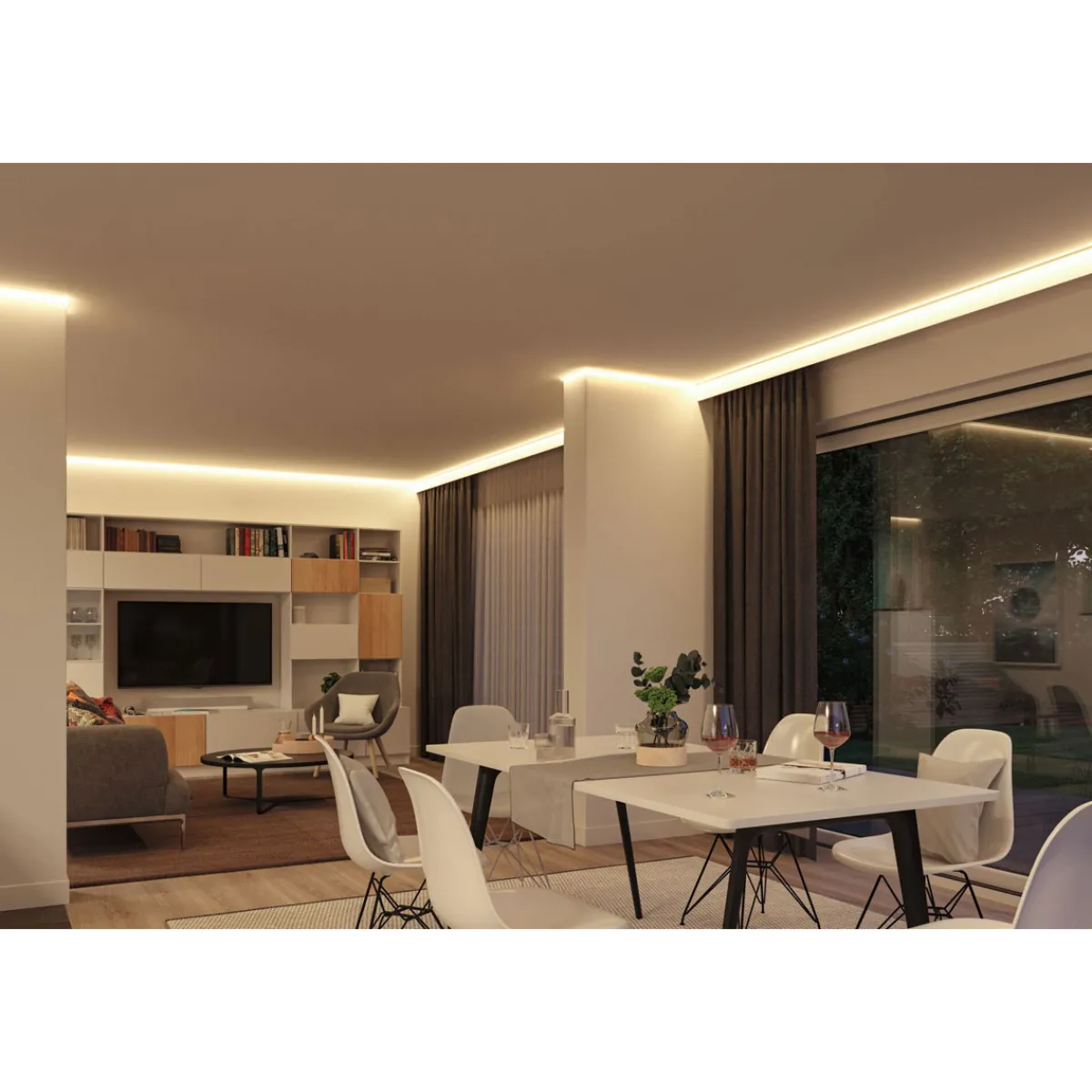 Online Paulmann SimpLED Stripe Set 10m RGB Zigbee230/12V DC Weiss Metall Kst