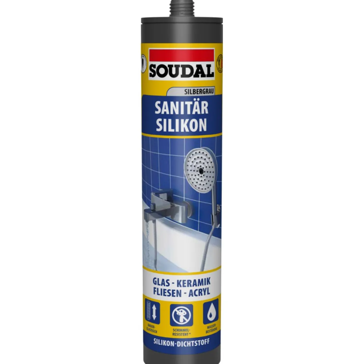 Clearance Soudal Dusche und Bad silbergrau 300 ml