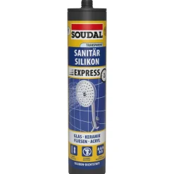 New Soudal Sanitärsilikon Dusche und Bad transparent