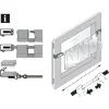 Discount Gardinia Spannvitrage 9 mm Zylinder 60-90 weiß