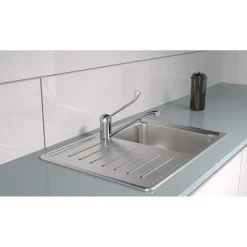 Clearance Schütte SP-Armatur Vital chrom mit Hygienegriffschwenkbar Kartusche mit keram.Dichtung