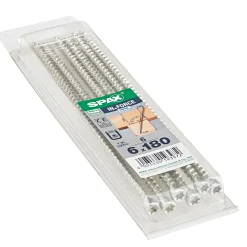 Hot Spax Holzschrauben IN.FORCE Zylinderkopf 6 x M 6 Stück
