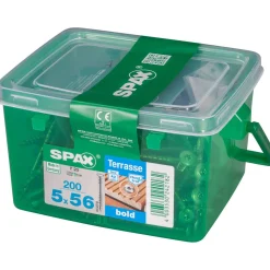 Outlet Spax Terrassenschraube Bold Zierkopf 5 x 56 mm 200 Stück