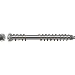Hot Spax Terrassenschrauben-Set Zylinderkopf 5 x 50 mm 400-teilig