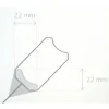 Outlet Specht Hohlkehlleiste weiß 260 x 2,2 x 2,2 cm