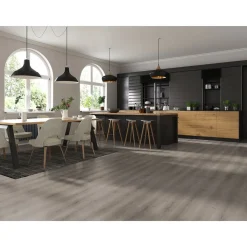 Clearance Specht Laminat Aqua Eiche grau 128,5x19,2x0,8 cm