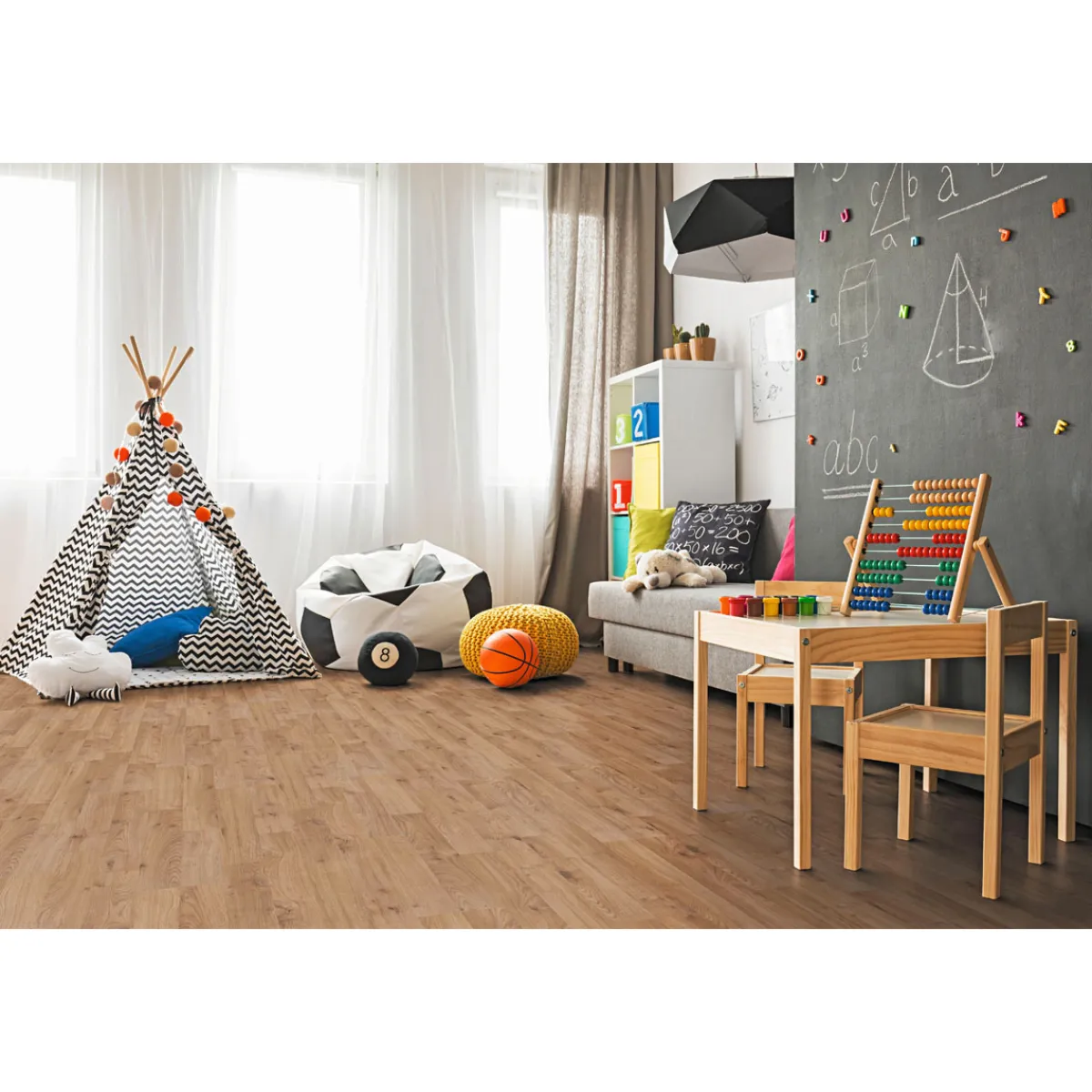 Discount Specht Laminatboden Classic Bergmanns Eiche natur 138 x 19,3 cm