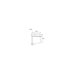 Best Paulmann Special Solar Hausnummernleuchte 0,2WEdelst./Weiss Edelstahl/Acryl IP44