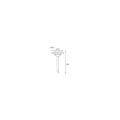Best Paulmann Special Solarspiess Ufo IP44LED 1x0,2WES/Klarglas