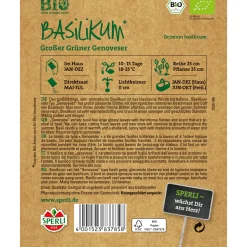 Discount Sperli Basilikum Bio Version 1