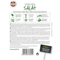 Sale Sperli Pflücksalat-Mix Lollo 5 m Saatband