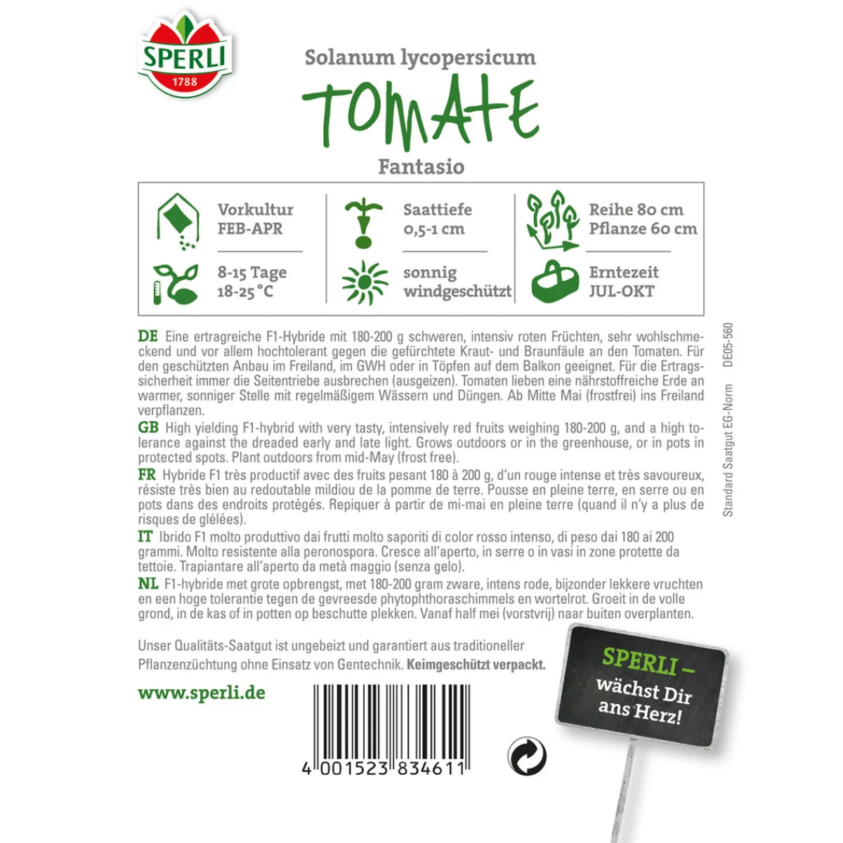Best Sperli Tomaten Fantasio