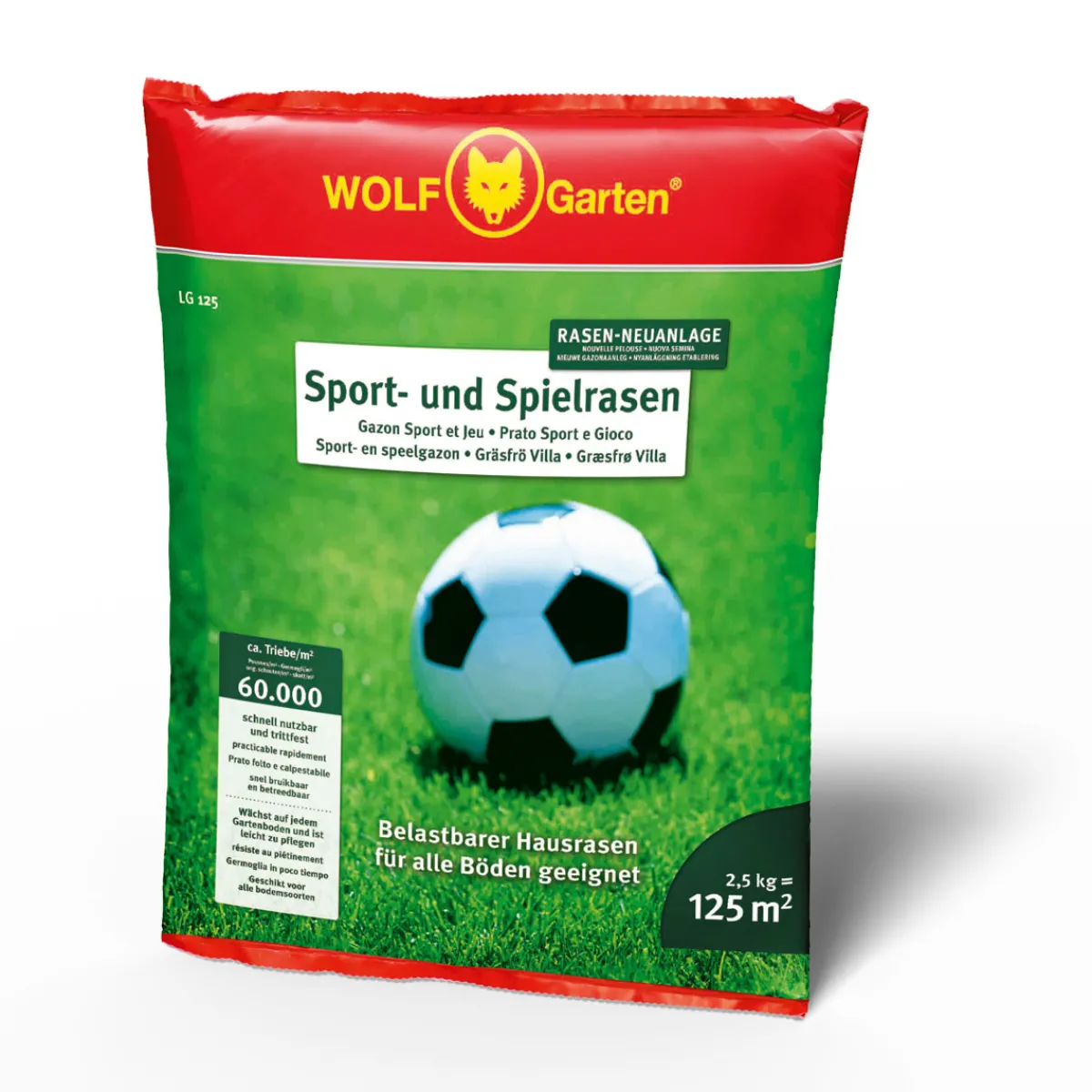Clearance Sport- und Spielrasen LG 125 2,5 kg