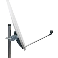 Clearance Schwaiger Stahl-Spiegel 80 cm weiss mit Logo