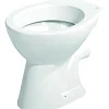 Discount Stand-WC Tiefspueler Keramik mitSpuelrand Abgang waagrecht