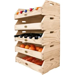 Online Stapelkiste Maxi für Obst und Gemüse ca. 59 x 38 x 18 cm