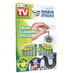 Best Starlyf Abflussreiniger Stäbchen Drain Sticks 12 Stück Zitronenduft