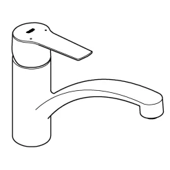 Sale Grohe Start SP-Armatur Messing chromschwenkbar, Zero-Technologie