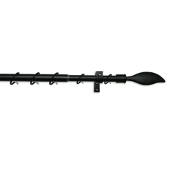 Discount Gardinia Stilgarnitur Flame 16/19mm schw, 130 - 240cm