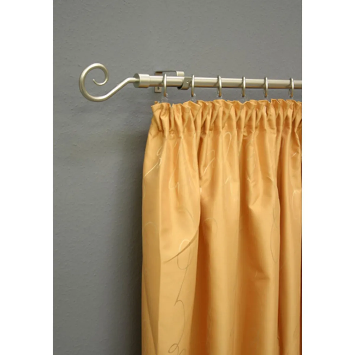 Hot Gardinia Stilgarnitur Hook 16/19mm silber 130 -240 cm