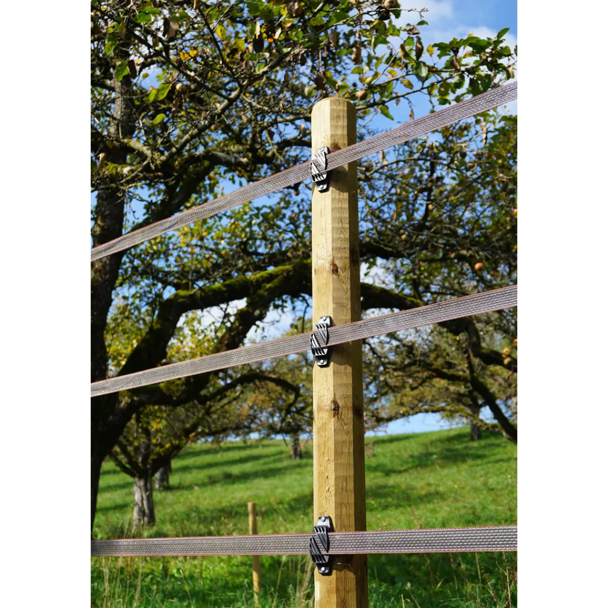 Hot Streckenpfahl Octo Wood 6 x 200 cm braun