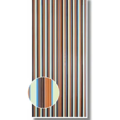 New Streifenvorhang braun-beige