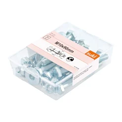 Hot Suki Bodenhülsen-Set M10 x 110 mm verzinkt 10 Stück