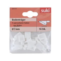 Online Suki Bodenträger Kunststoff Durchmesser 0,7 x 0,8 cm weiß 16 Stück