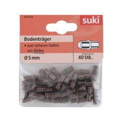 Best Suki Bodenträger Kunststoff Durchmesser 0,5 x 0,8 cm brüniert 40 Stück