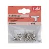Clearance Suki Bodenträger Stahl Durchmesser 0,5 x 0,8 cm vernickelt 8 Stück