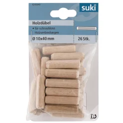 New Suki Holzdübel Buche Durchmesser x 40 mm 2 Stück