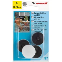 Best Suki Kunststoffgleiter mit Stift Durchmesser 30 mm 4 Stück