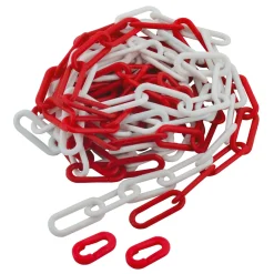 Outlet Suki Kunststoffkette 5 mmx5m rot-weiß