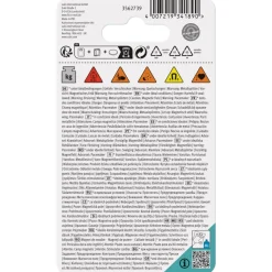 Best Suki Magnetscheibe Ferrit, selbstklebend, Ø 15 x 3 mm, schwarz