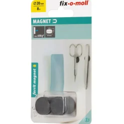 Best Suki Magnetscheibe Ferrit Ø 20 x 5 mm, schwarz