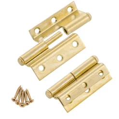 New Suki Möbelband 50 mm links gekröpft vermessingt 2 Stück