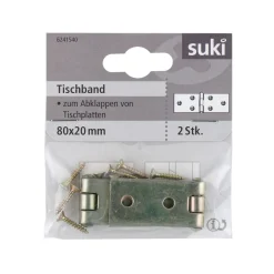 Suki Tischband verzinkt 8 x 2 cm 2 Stück