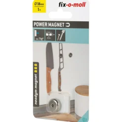 Hot Suki Topfmagnet Neodym Ø 16 x 5 mm, mit Senkbohrung Ø 3 mm