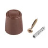 New Suki Türstopper mit Schraube 2,6 cm braun 2 Stück
