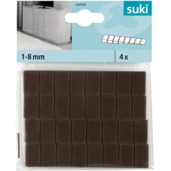 Discount Suki Unterlegkeil 10 x 2 x 8 cm braun 4 Stück