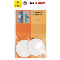 Best Suki Wandpuffer-Set klebend 4 cm weiß 2 Stück