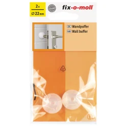 Outlet Suki Wandpuffer-Set klebend 2,2 cm transparent 2 Stück